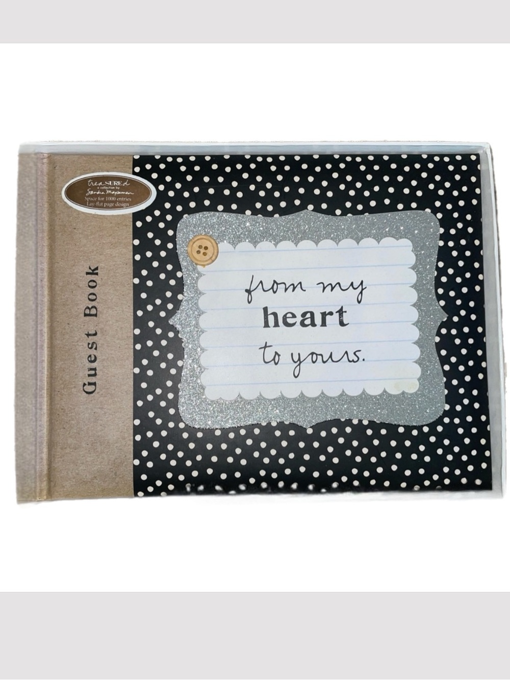 C.R. Gibson Guest Book, From My Heart To Yours by Sandra Magsamen by C.R. Gibson